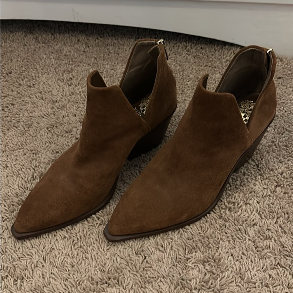 Vince Camuto suede booties
